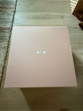 Authentic Miu Miu Empty Gift Box & Dust Bag Set – Large Hobo Size